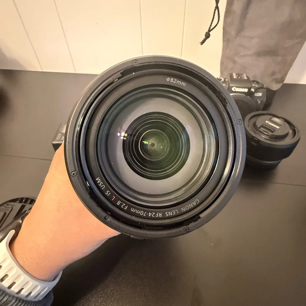 Canon Black Camera with Lens Set